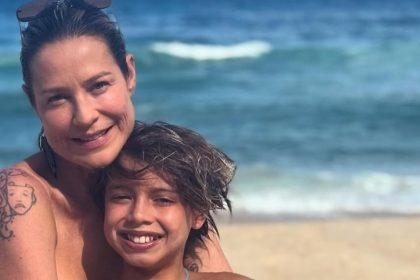 Luana Piovani e seu primogênito
