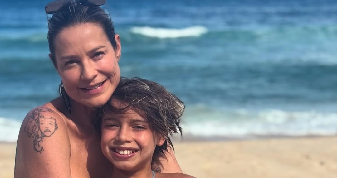 Luana Piovani e seu primogênito