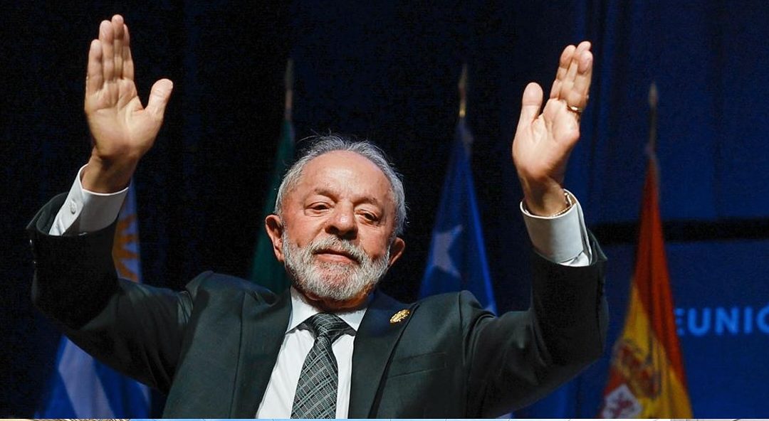 Este encontro de hoje no Chile no Palacio de La Moneda ao lado dos presidentes @GabrielBoric 1 1 e1753296803780