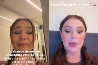 Mirela Janis e Yugnir são assaltados em São Paulo Reprodução/Instagram/@mirelajanis