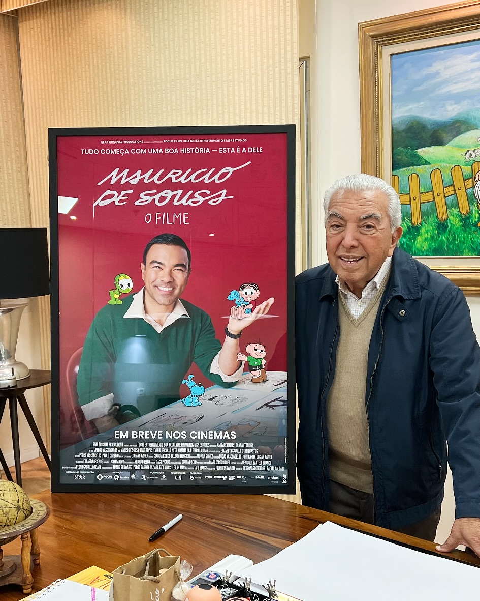 Maurício de Sousa terá filme biográfico às vésperas de completar 90 anos Reprodução/Instagram/@mauricioaraujosousa