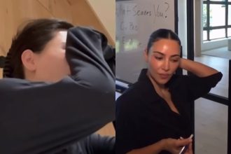 Kim Kardashian chora ao revelar nova reprovação no exame da ordem nos EUA Kim