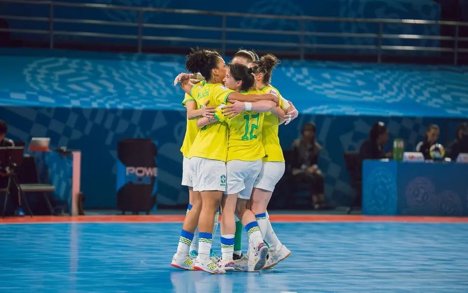 Brasil vence as quartas da Copa do Mundo Feminina de Futsal aspect ratio 512 320