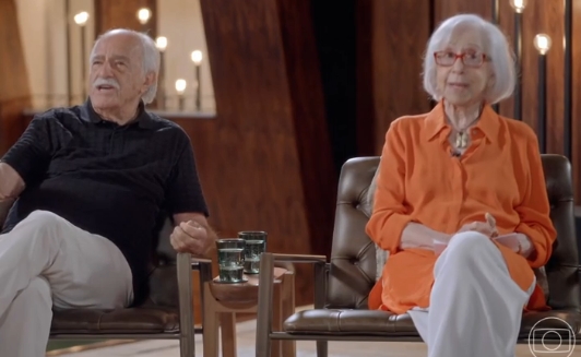 Fernanda Montenegro se emociona com homenagem de Ary Fontoura em especial de natal de Bial Captura de tela 22 12 2025 171944 gshow.globo .com