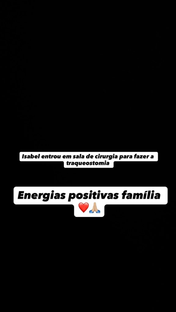 Isabel Veloso passa por traqueostomia após 22 dias na UTI e estado de saúde é atualizado pelo marido SaveClip.App 606523903 18391857049177738 2033166342856041428 n