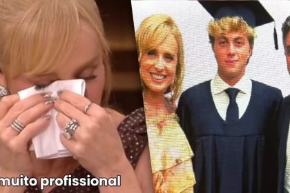 Angélica se emociona ao deixar formatura do filho para trabalhar Foto: Reprodução/Instagram/@angelicaksy