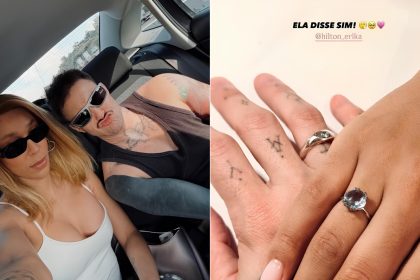 Erika Hilton é pedida em noivado em surpresa preparada pelo fotógrafo Daniel Zezza (Foto/Reprodução: danizezza)