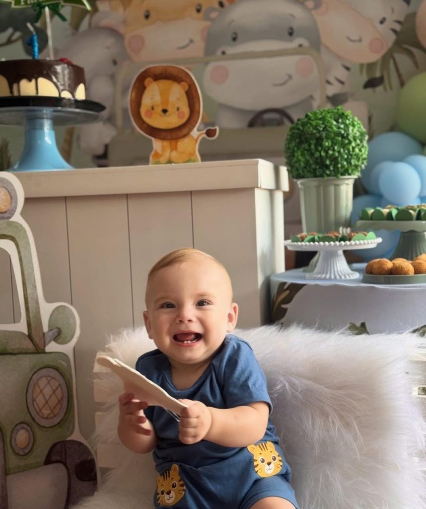 Marido de Isabel Veloso rebate críticas após comemorar aniversário do filho enquanto ela segue na UTI Reprodução/Instagram/@lucasborbass