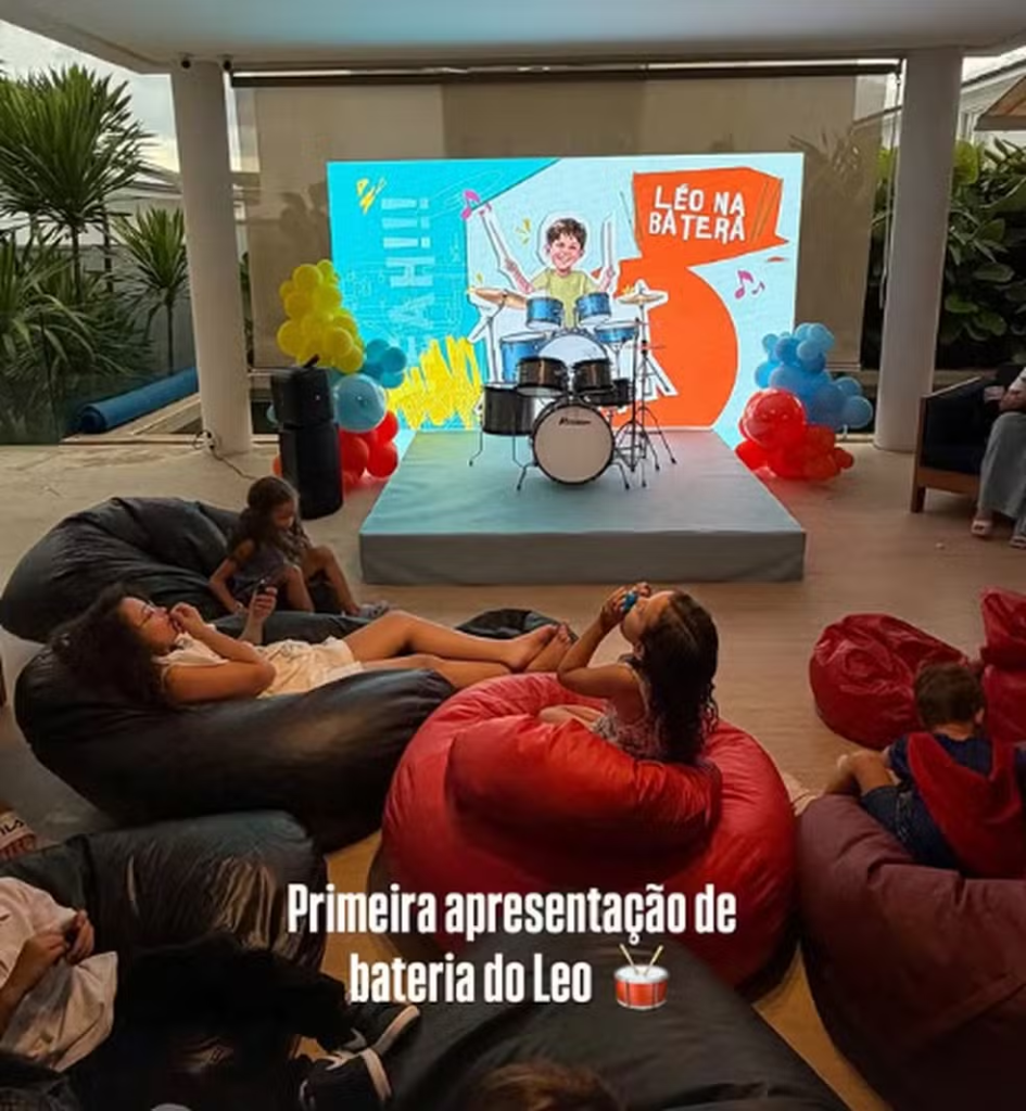 Murilo Huff comemora primeira apresentação de bateria de Léo, seu filho com Marília Mendonça image 40