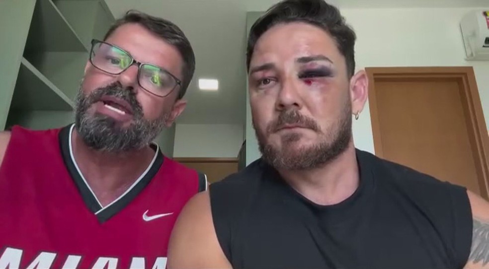 Casal de empresários é espancado em Porto de Galinhas Foto: Reprodução/Redes Sociais