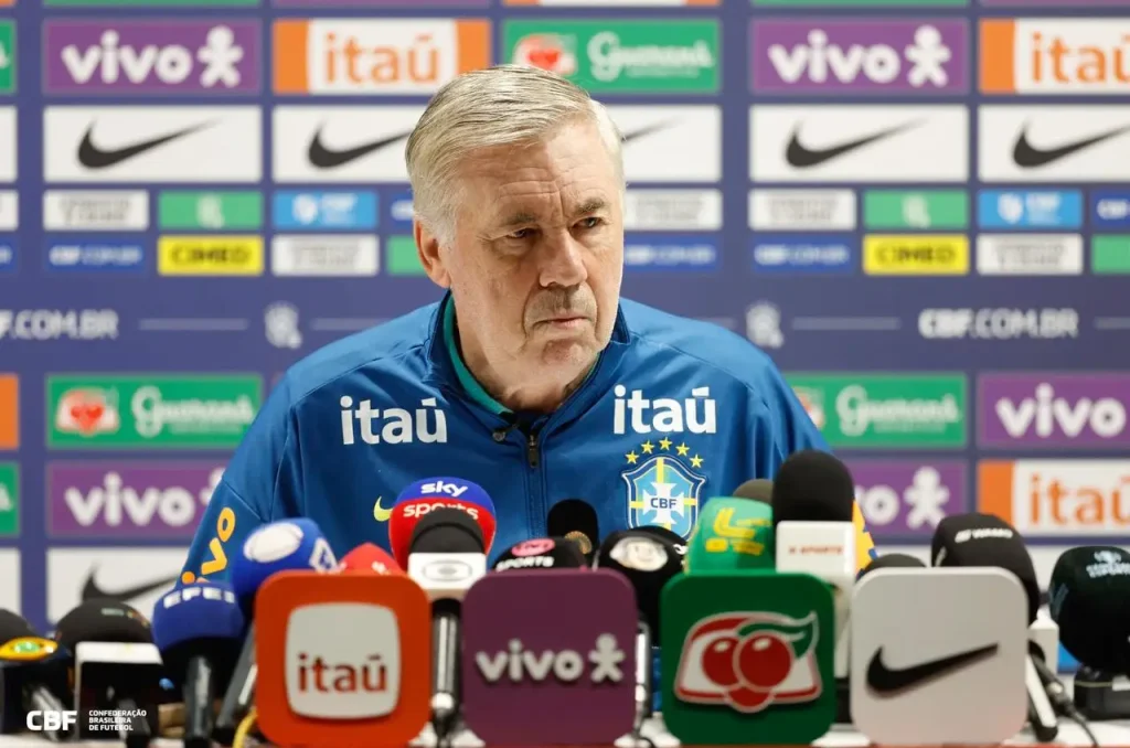 FIFA define local de treinos para a Copa do Mundo da Seleção Brasileira, e Ancelotti elogia estrutura escolhida Foto: Rafael Ribeiro - Reprodução/CBF