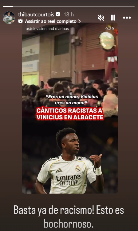 Foto: Reprodução/Instagram @thibautcourtois