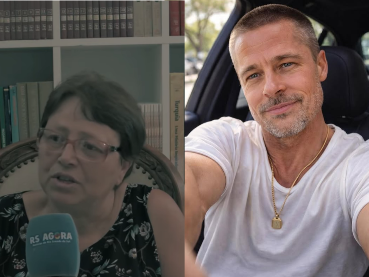 Mulher Brad Pitt YouTube RS Agora e Instagram