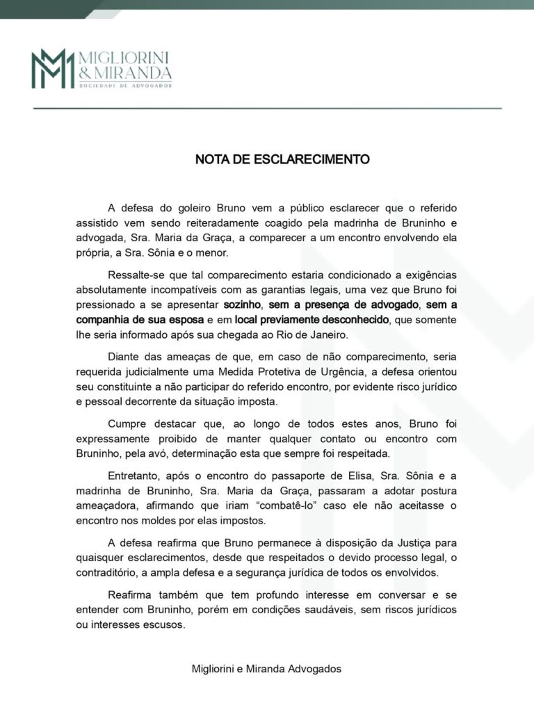 Goleiro Bruno retorna ao futebol profissional após mais de dois anos e meio Foto: Reprodução/Instagram @oficialbrunogoleiro