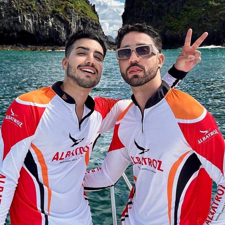 Rico Melquiades relata tentativa de agressão por ex-namorado Foto: Reprodução/Instagram @ricoof e @matheusfreire